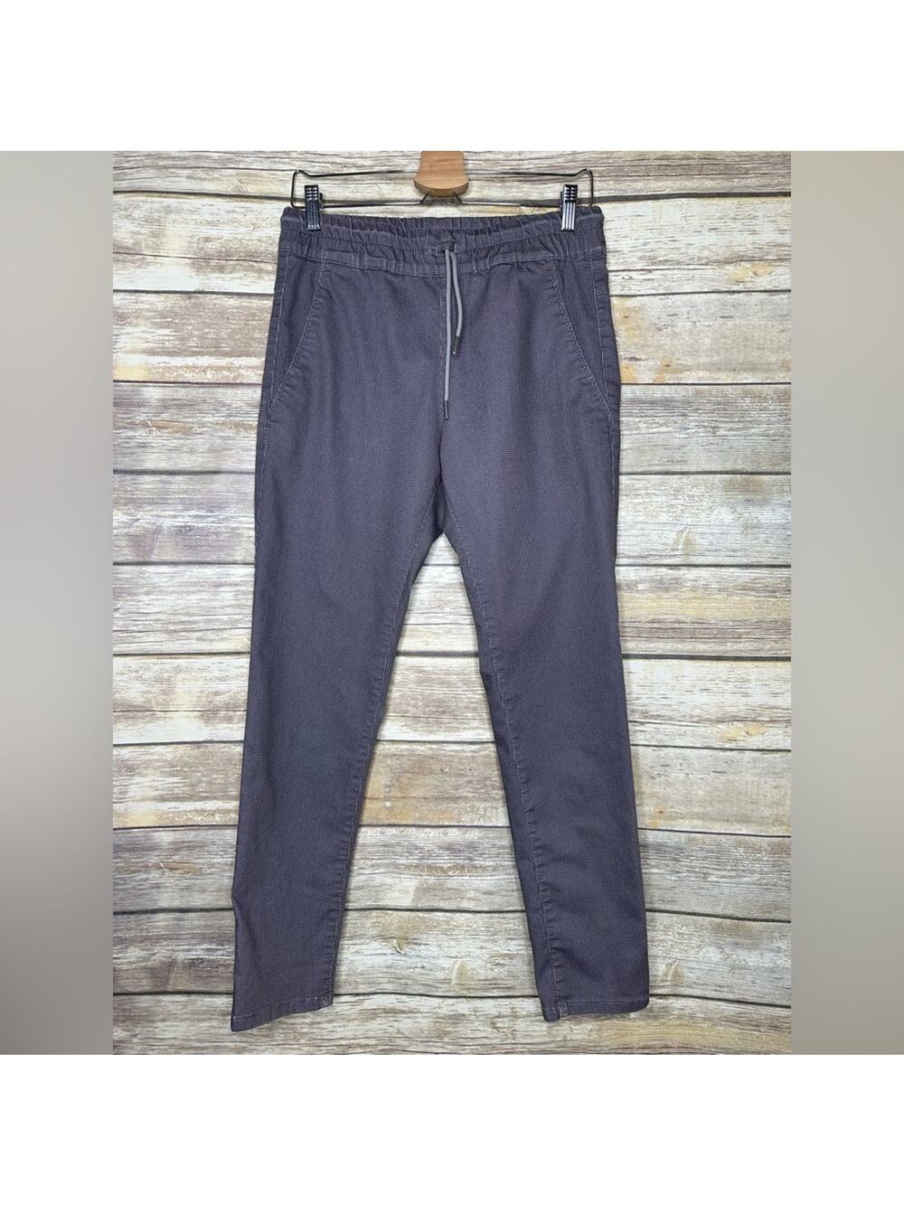 Bevy FLOG Shelly Gray pants Sz 29 elastic waist pull on style